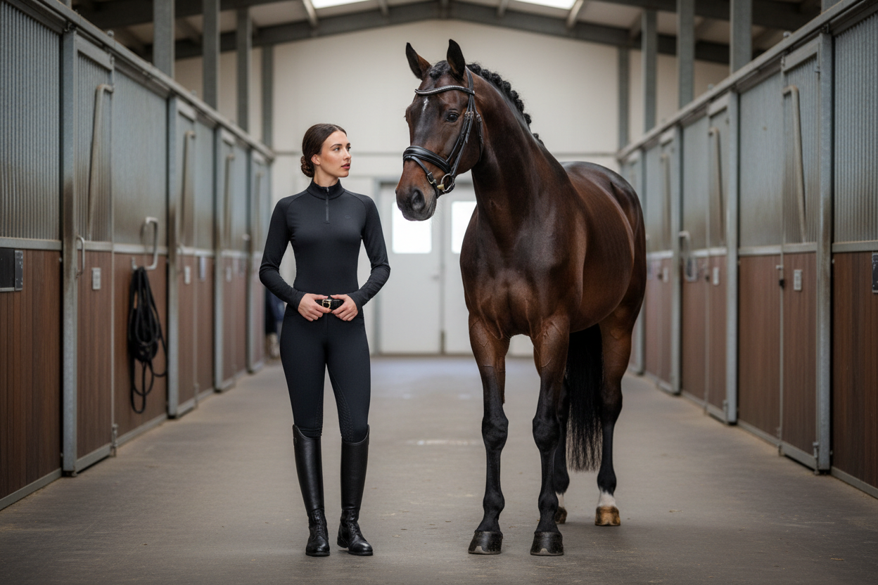 EQUESTRO Women's Slim Fit Long Sleeve Base Layer