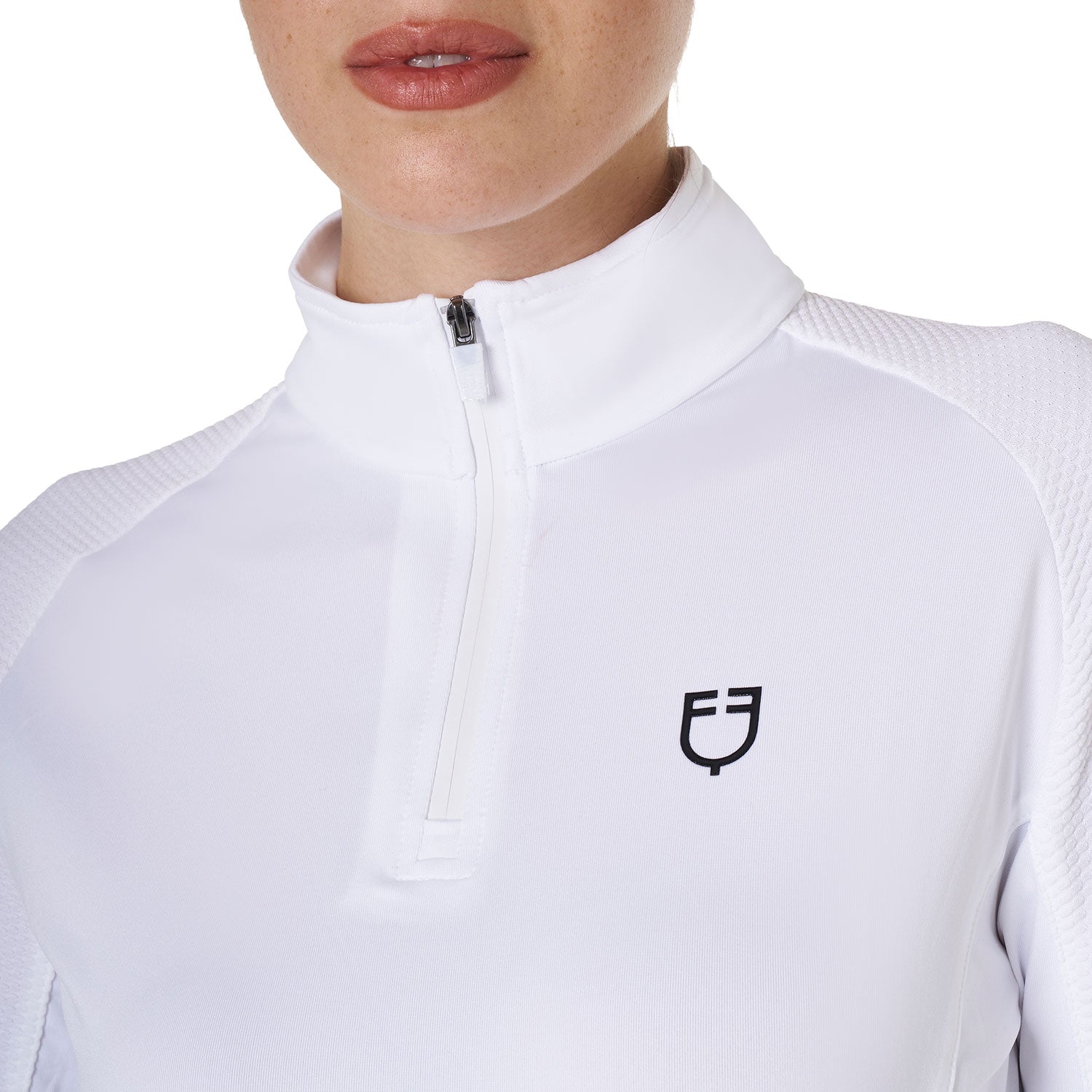 EQUESTRO Damen Slim Fit Long Sleeve Base Layer – Atmungsaktiv, Elastisch & Leistungsstark