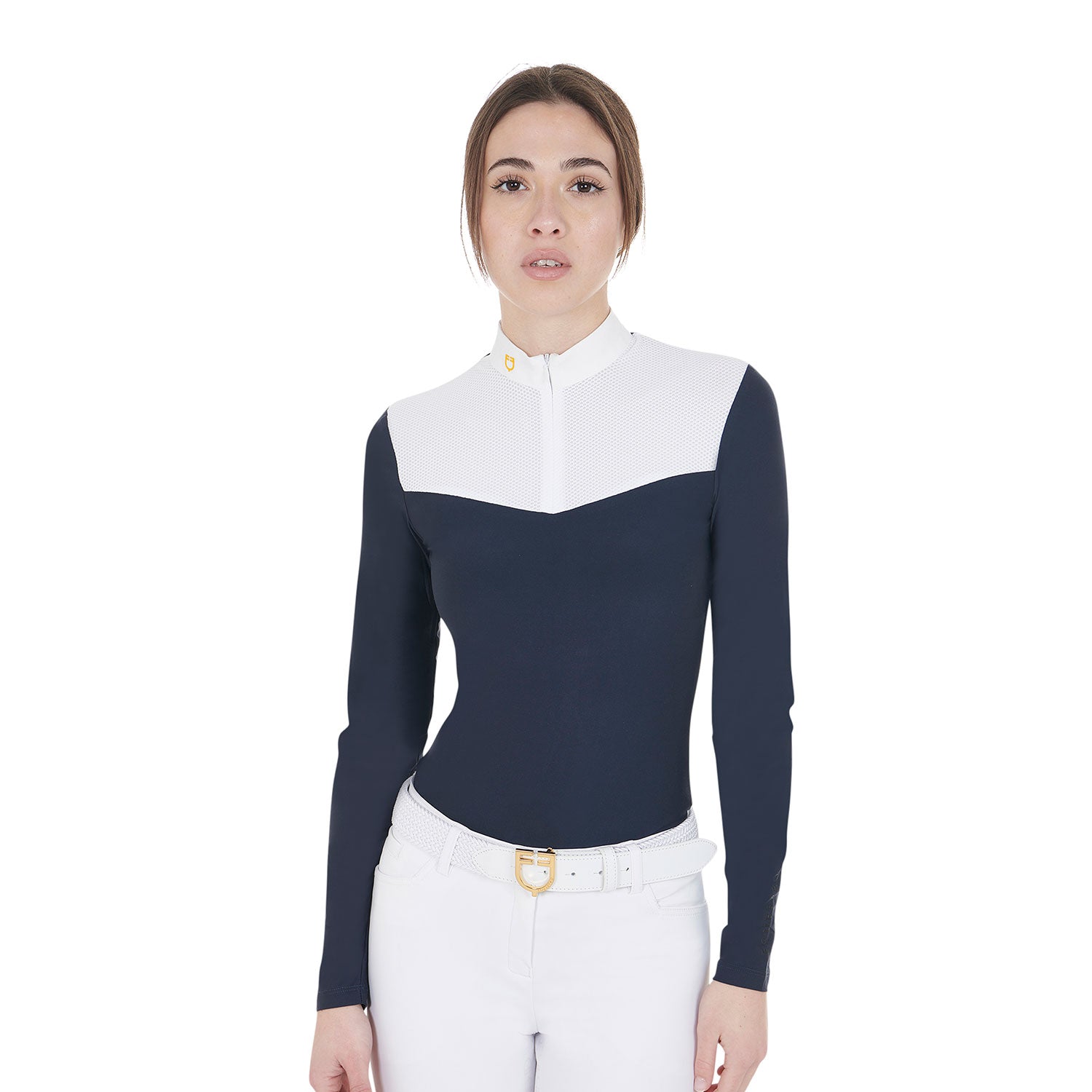 EQUESTRO Damen Turnier-Poloshirt – Technischer Stoff & Mesh für maximalen Komfort