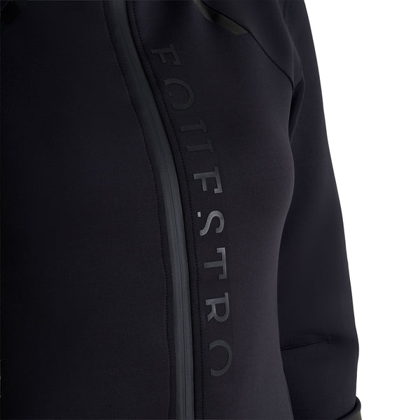 EQUESTRO Damen Tech Sweatshirt mit Reißverschluss – Schwarz