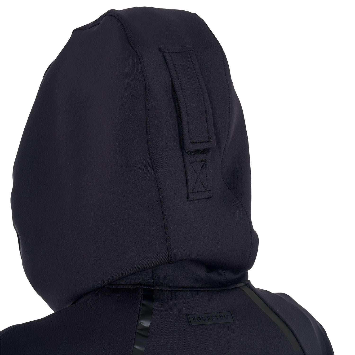 EQUESTRO Damen Tech Sweatshirt mit Reißverschluss – Schwarz