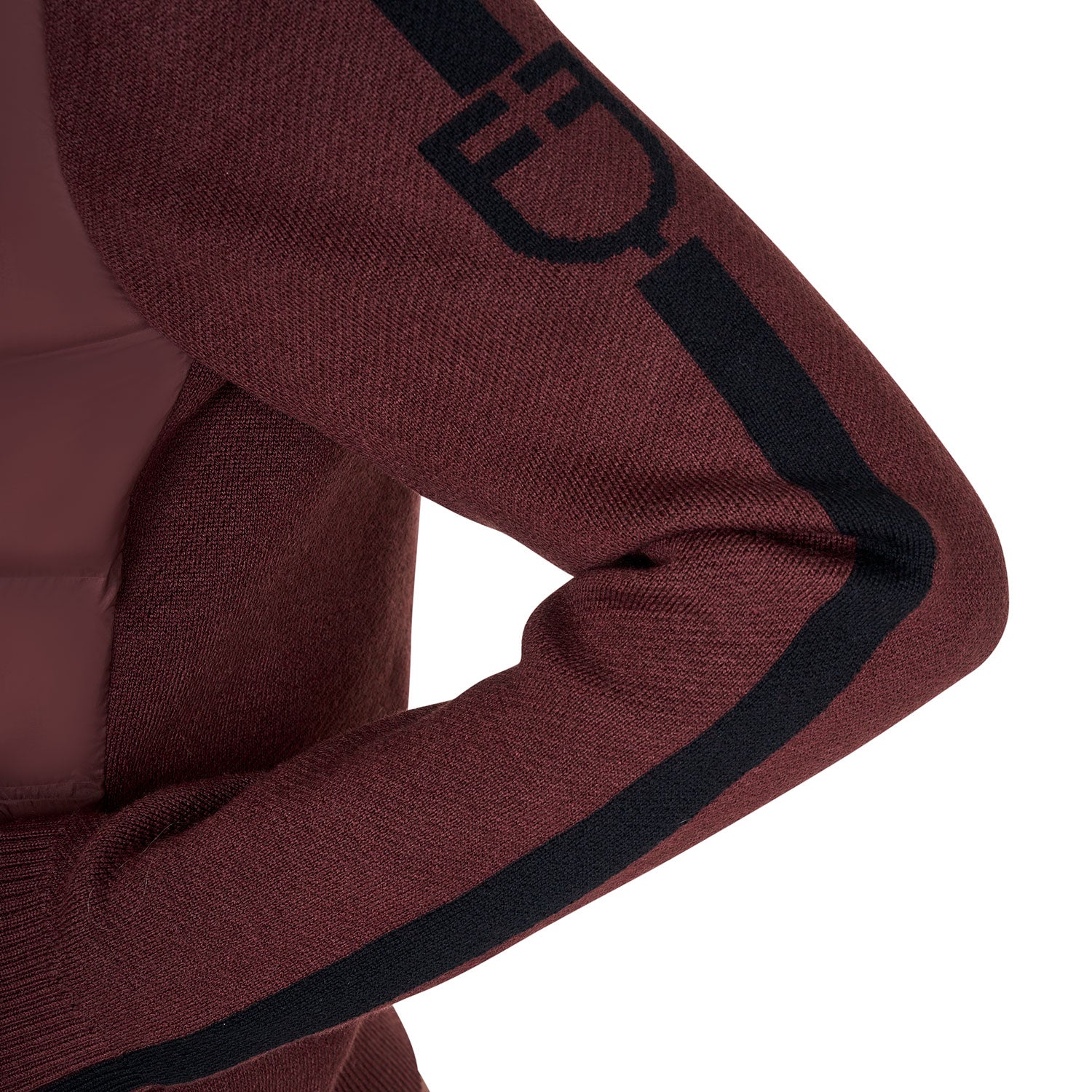 EQUESTRO Damenjacke aus Nylon und Strick – Eleganz trifft Funktionalität