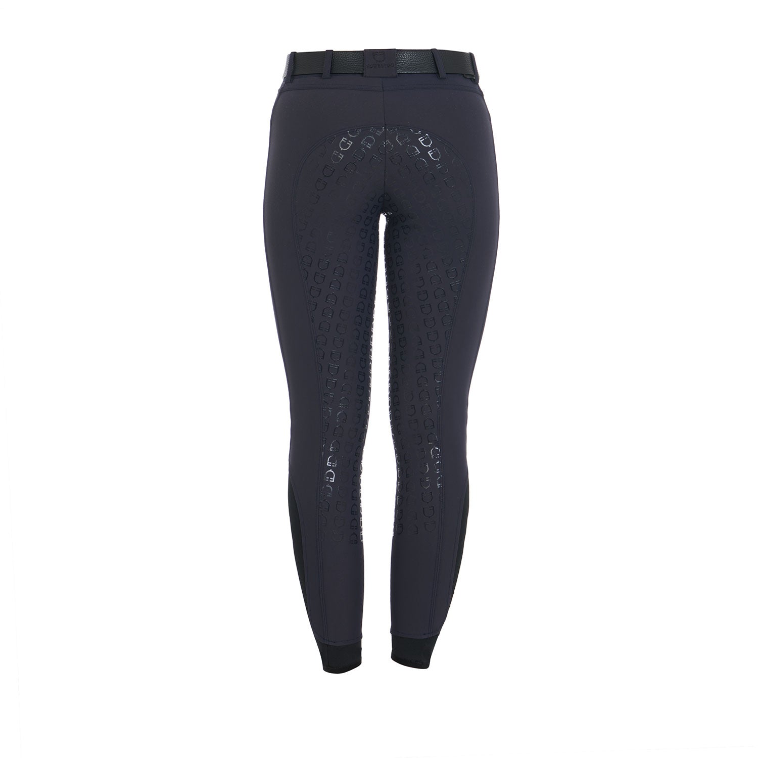 EQUESTRO Damenreithose High Waist Full Grip mit Fleece – Navy Blaze