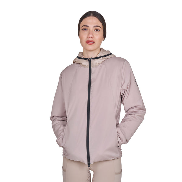 EQUESTRO Damen Faltbare Line Slim Fit Softshelljacke Oxford