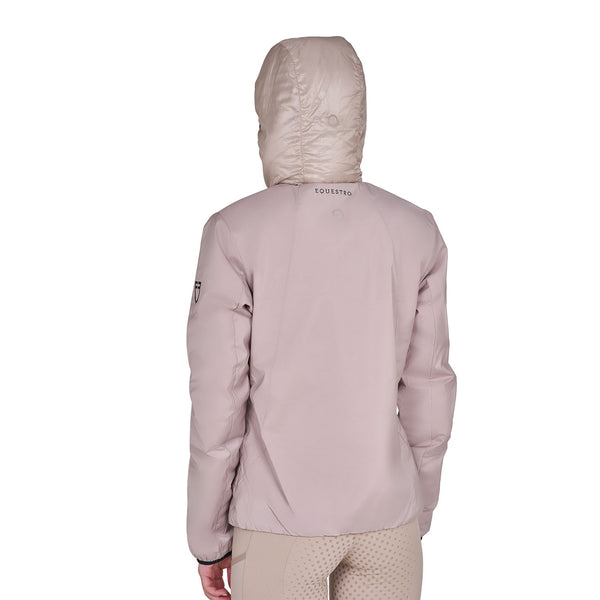 EQUESTRO Damen Faltbare Line Slim Fit Softshelljacke Oxford