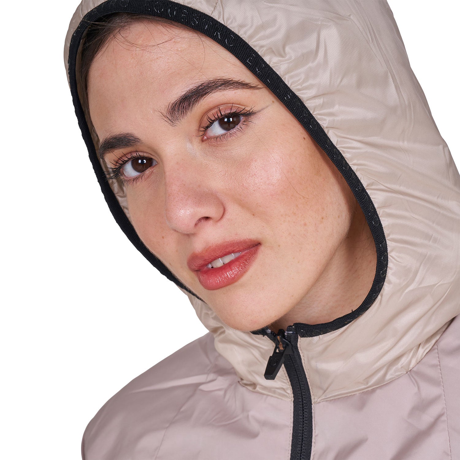 EQUESTRO Damen Faltbare Line Slim Fit Softshelljacke Oxford