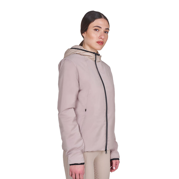 EQUESTRO Damen Faltbare Line Slim Fit Softshelljacke Oxford