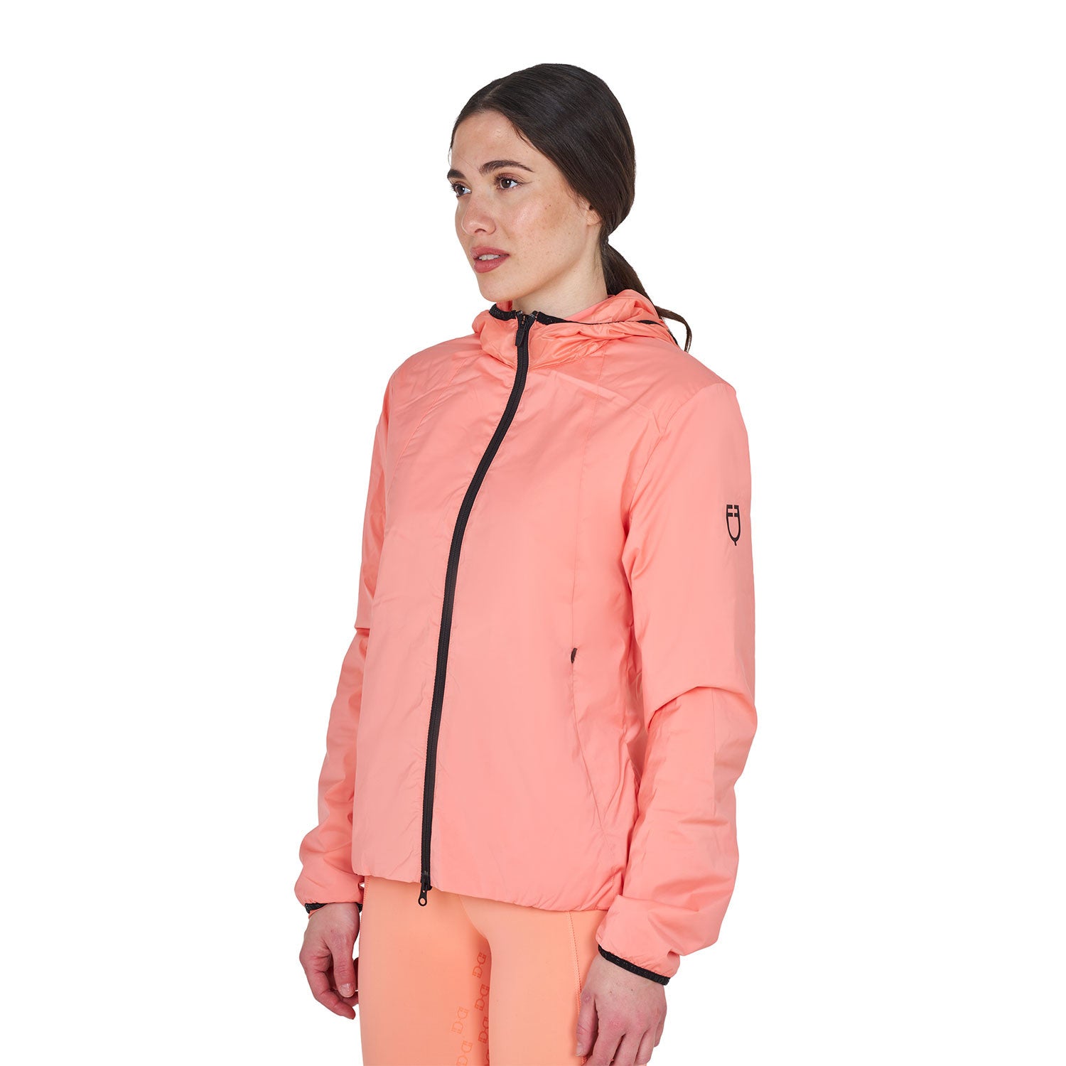 EQUESTRO Damen Faltbare Line Slim Fit Softshelljacke
