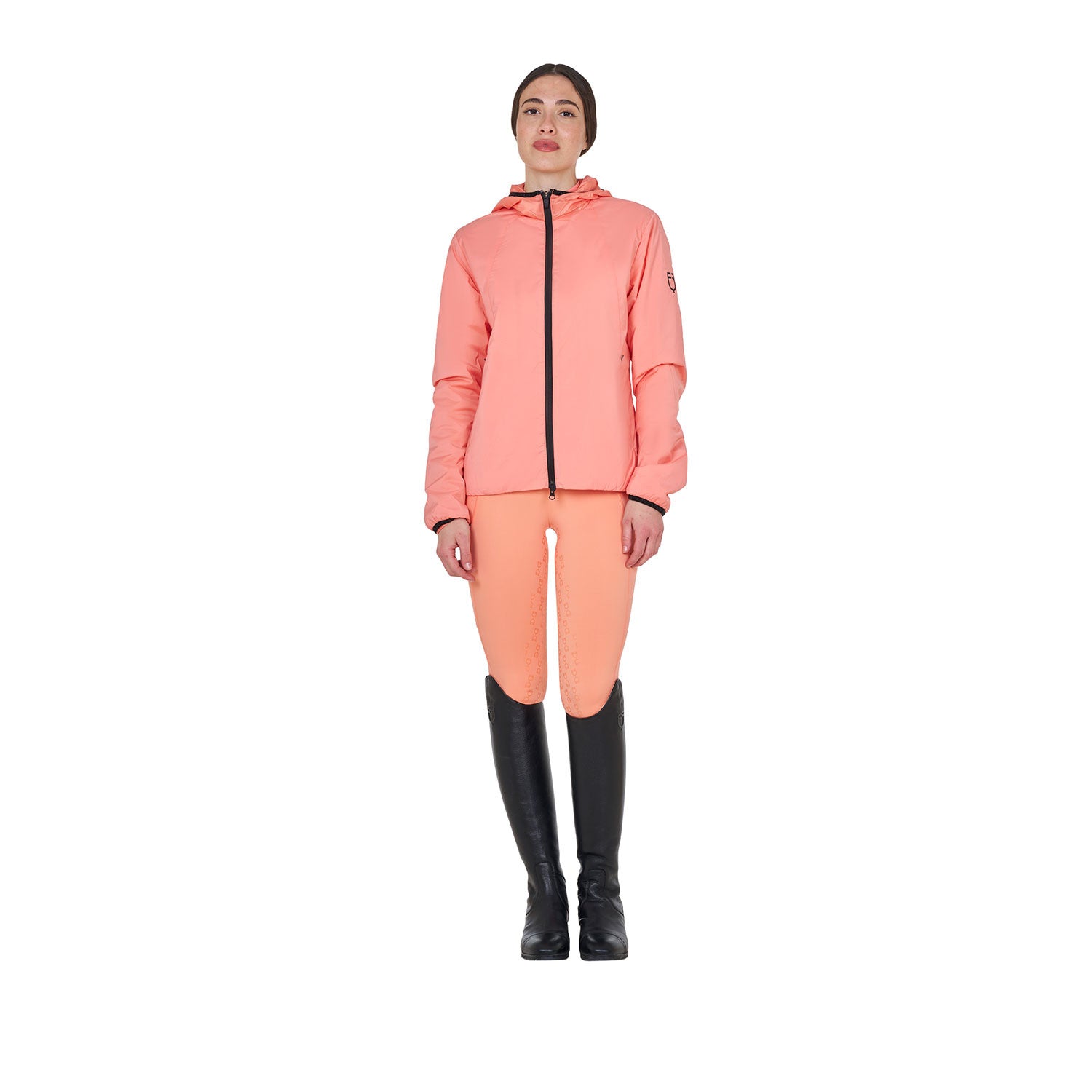 EQUESTRO Damen Faltbare Line Slim Fit Softshelljacke