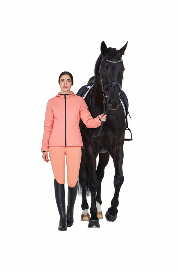 EQUESTRO Damen Faltbare Line Slim Fit Softshelljacke
