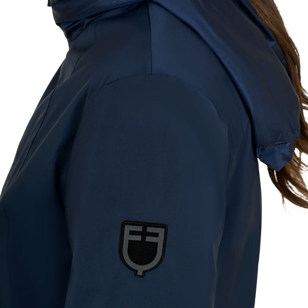 EQUESTRO Damen Faltbare Line Slim Fit Softshelljacke Navy Blazer