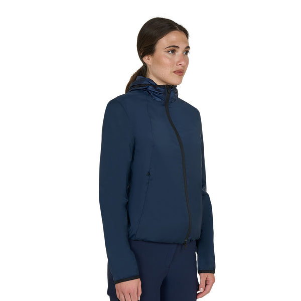 EQUESTRO Damen Faltbare Line Slim Fit Softshelljacke Navy Blazer