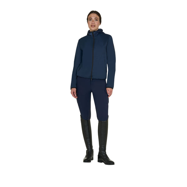 EQUESTRO Damen Faltbare Line Slim Fit Softshelljacke Navy Blazer