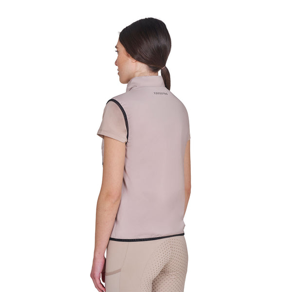 EQUESTRO Damen Faltbare Line Slim Fit Weste Oxford