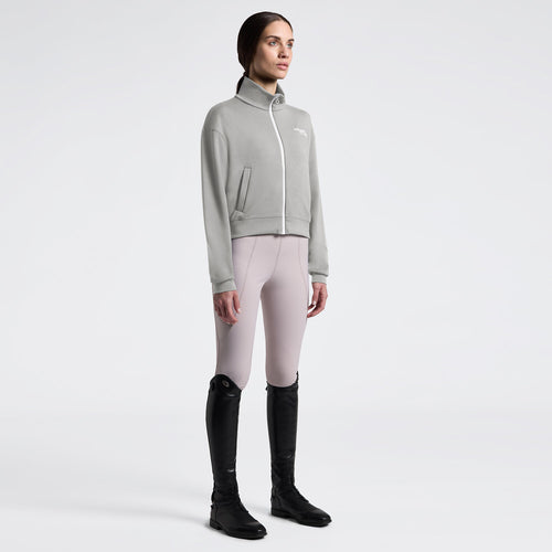 Cavalleria Toscana Damen Sweatjacke mit Zip – Belgian Block