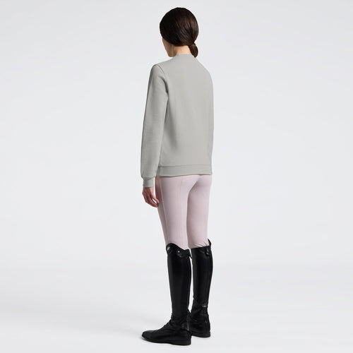 Cavalleria Toscana Damen Pullover mit Blumenstickerei – Belgian Block