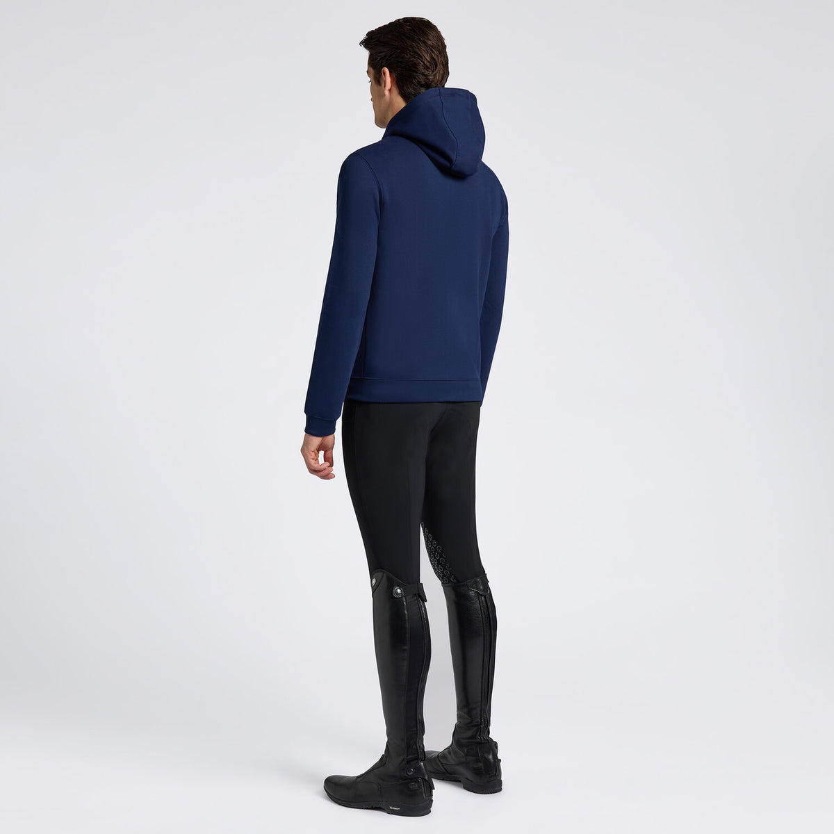 Cavalleria Toscana Herren Hoodie Royal Blue Rückansicht