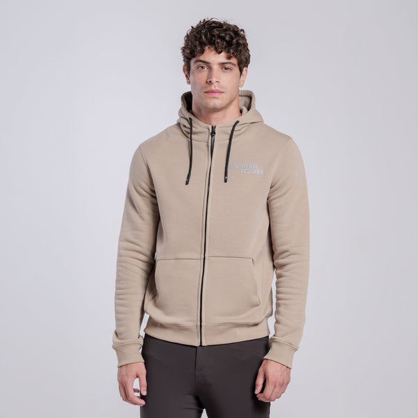 Cavalleria Toscana Herren Hoodie Aluminium Rückansicht