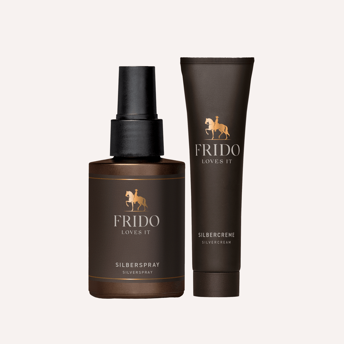 FRIDO LOVES IT Hautpflege-Bundle mit Silberspray und Silbercreme freigestellt