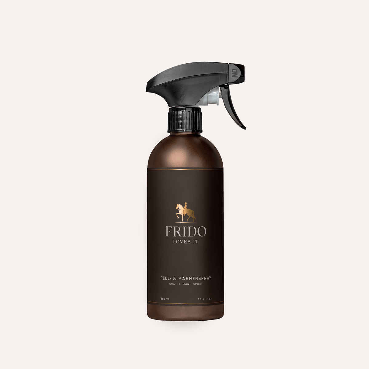 FRIDO LOVES IT Fell- und Mähnenspray 500 ml Flasche freigestellt