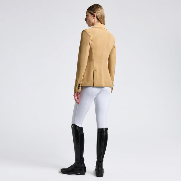 Cavalleria Toscana Turnierjacket perforiert Tan Rückansicht