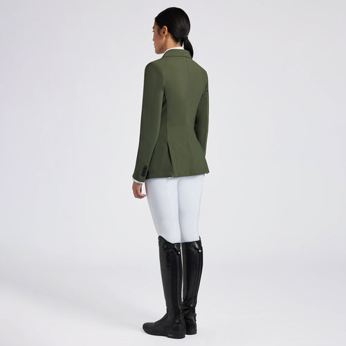 Cavalleria Toscana Damen Turnierjacket – Forest Green, Detail