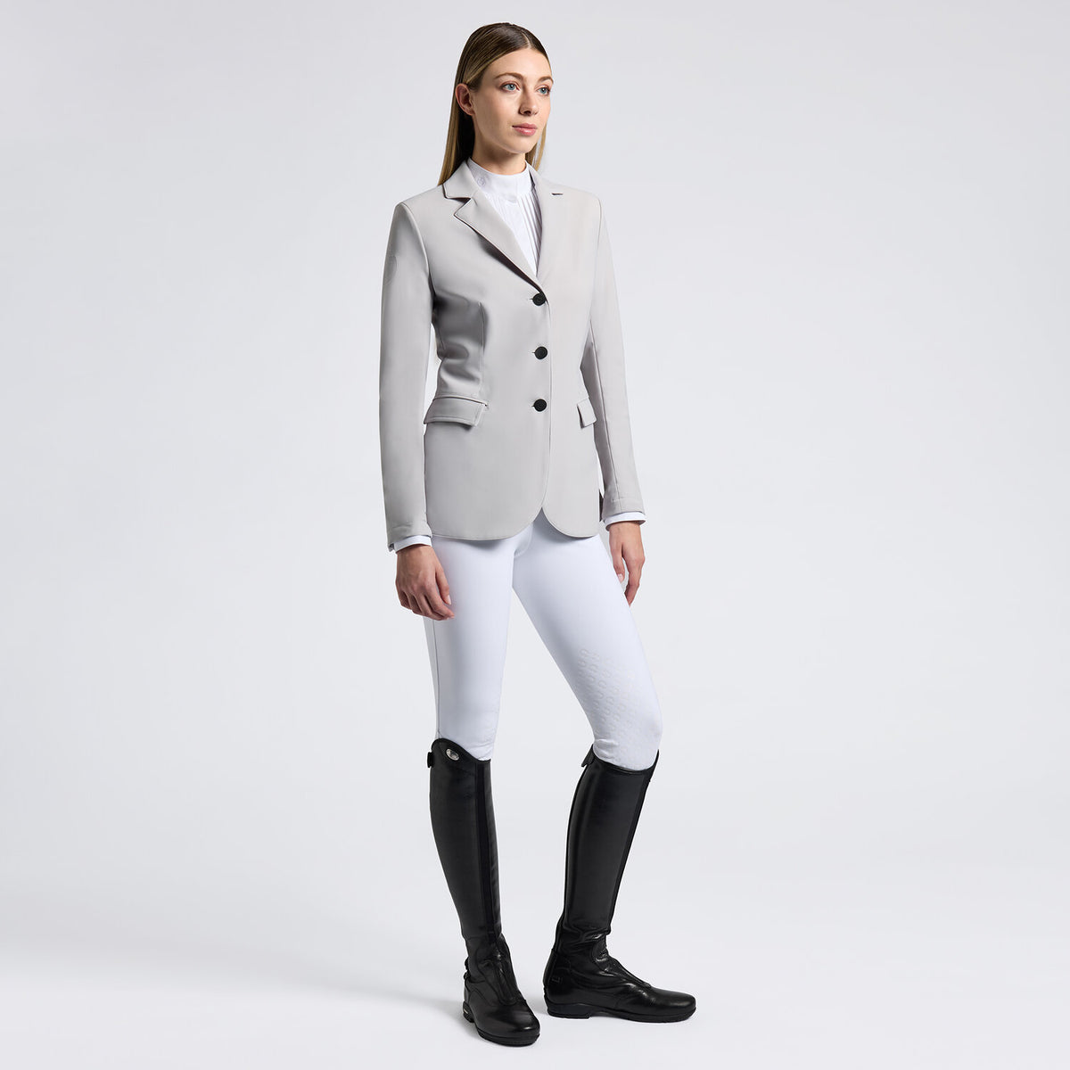 Cavalleria Toscana Damen Turnierjacket – Hellgrau