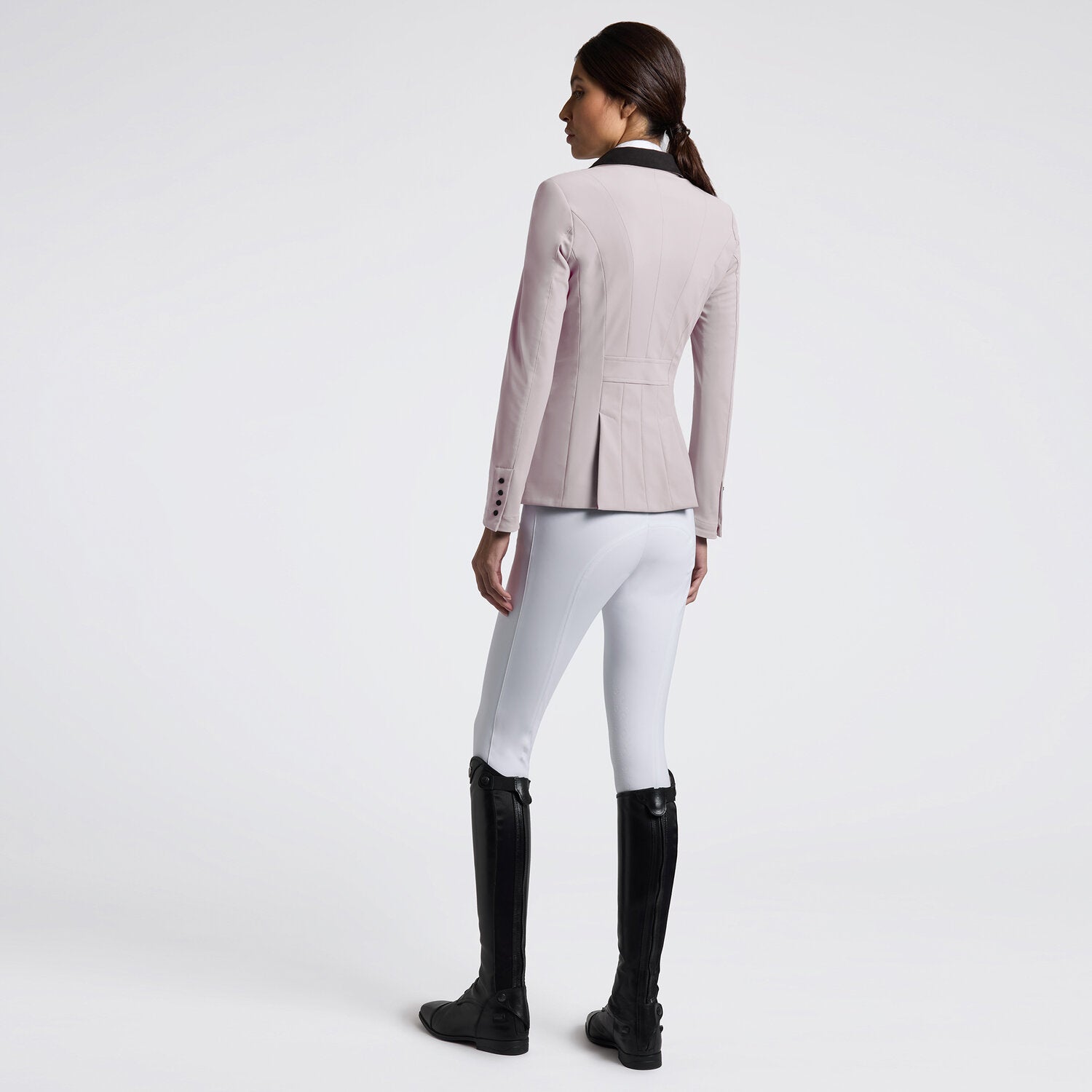 Cavalleria Toscana Damen Turnierjacket mit Zip – Violet Ice
