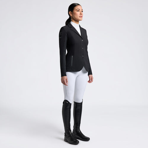 Cavalleria Toscana Damen Turnierjacket Revolution – Schwarz/Weiß