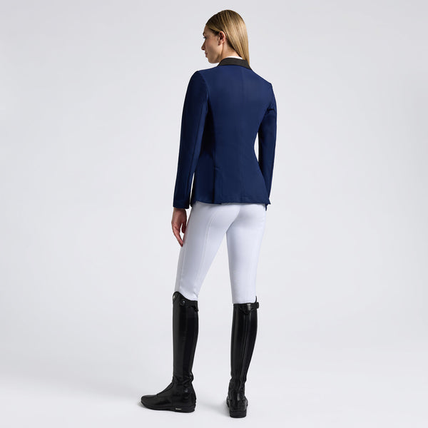 Cavalleria Toscana Turnierjacket Zip Royalblau Rückansicht
