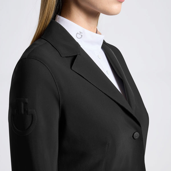 Cavalleria Toscana Turnierjacket Raw-Cut Schwarz Detailansicht