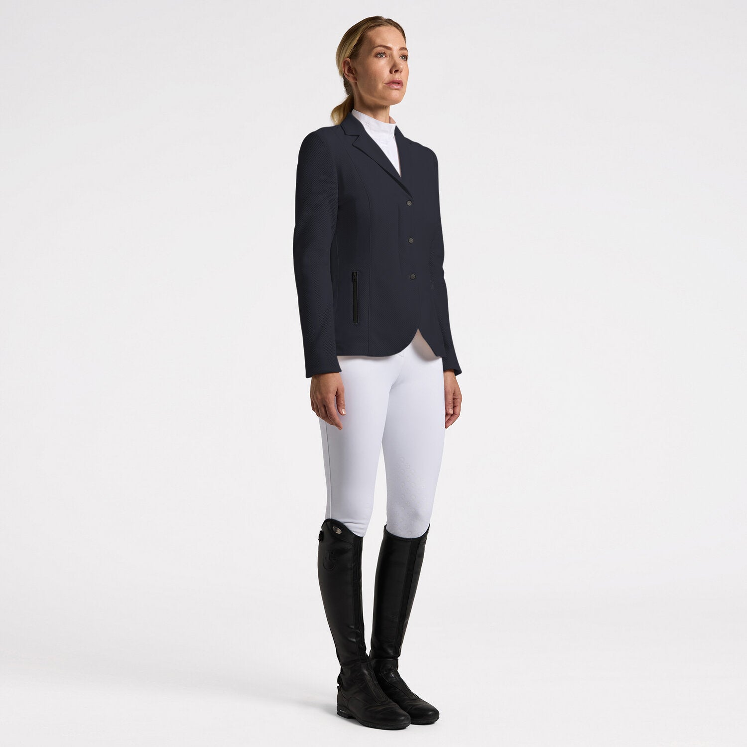 Cavalleria Toscana Damen Turnierjacket Revolution Perforated – Navy