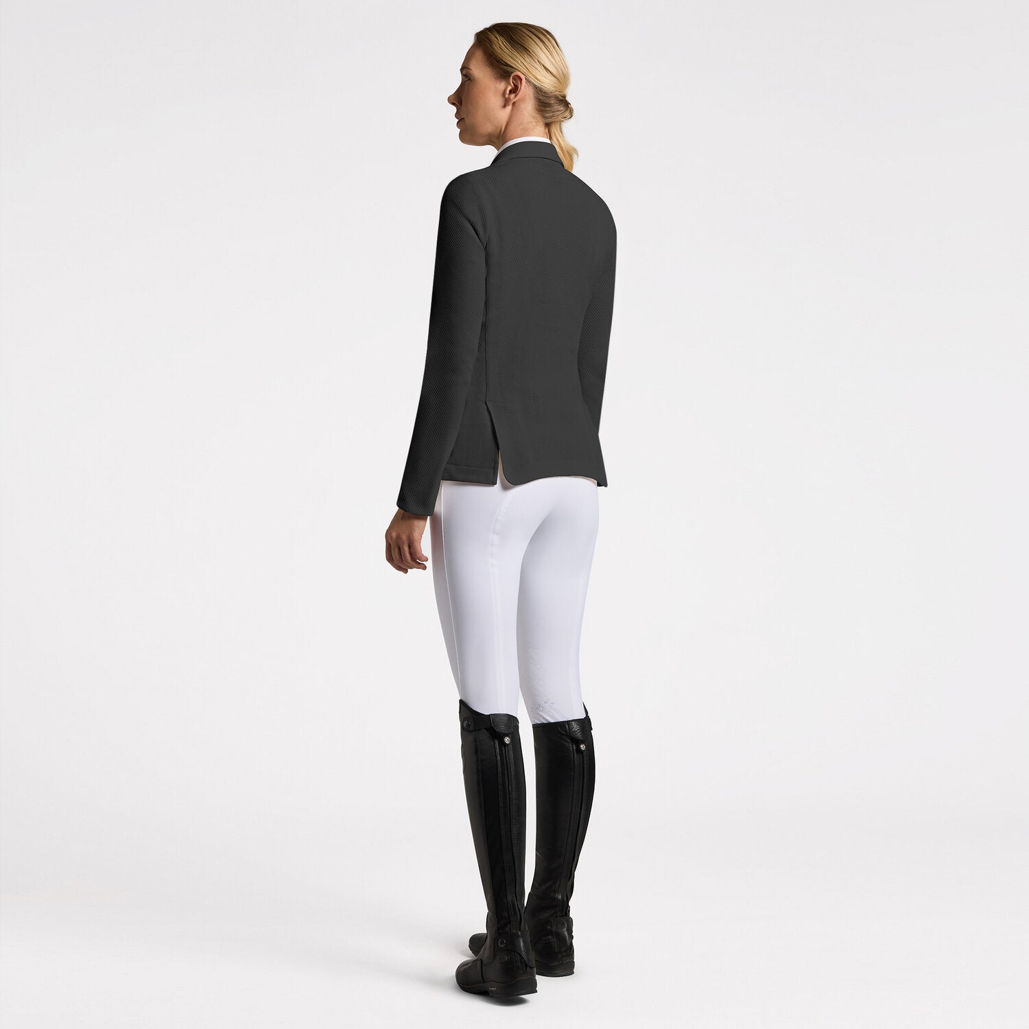 Cavalleria Toscana Damen Turnierjacket Revolution Perforated – Schwarz