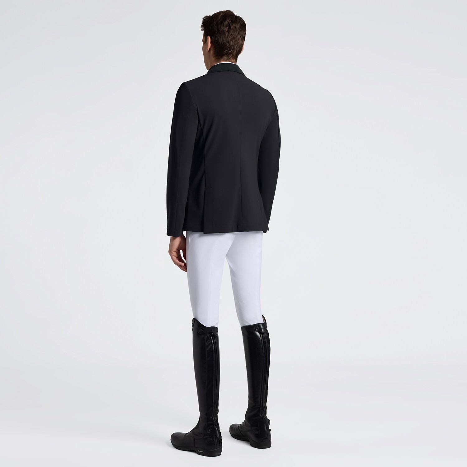 Cavalleria Toscana Herren Turnierjacket mit Zip – Anthrazit