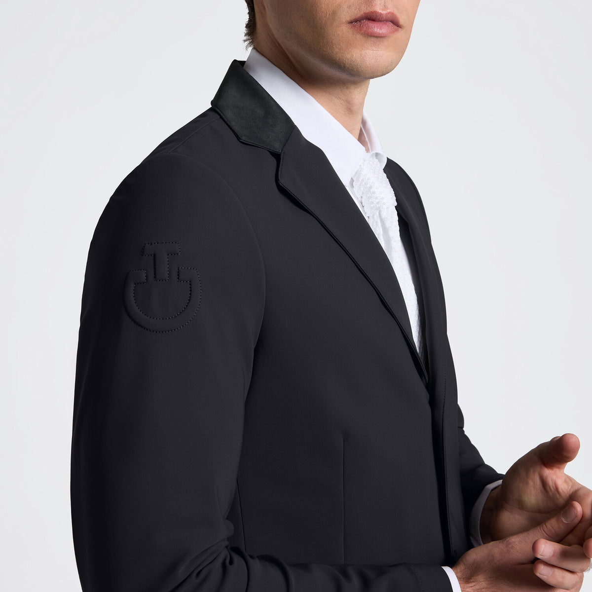 Cavalleria Toscana Herren Turnierjacket mit Zip – Anthrazit