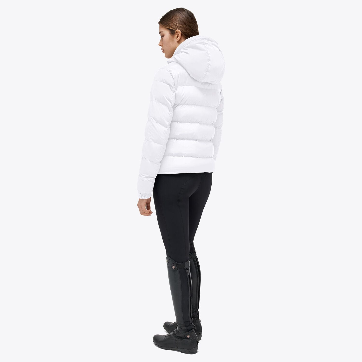 Down jacket for women in white