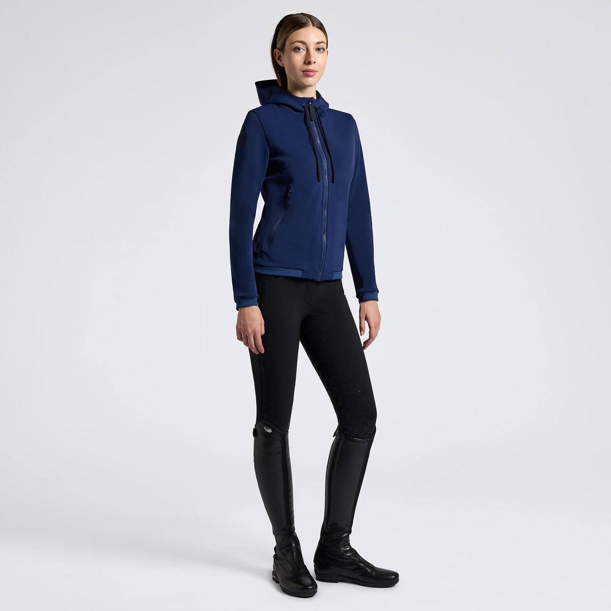 Cavalleria Toscana Damen Softshelljacke Perforated Royal Blue