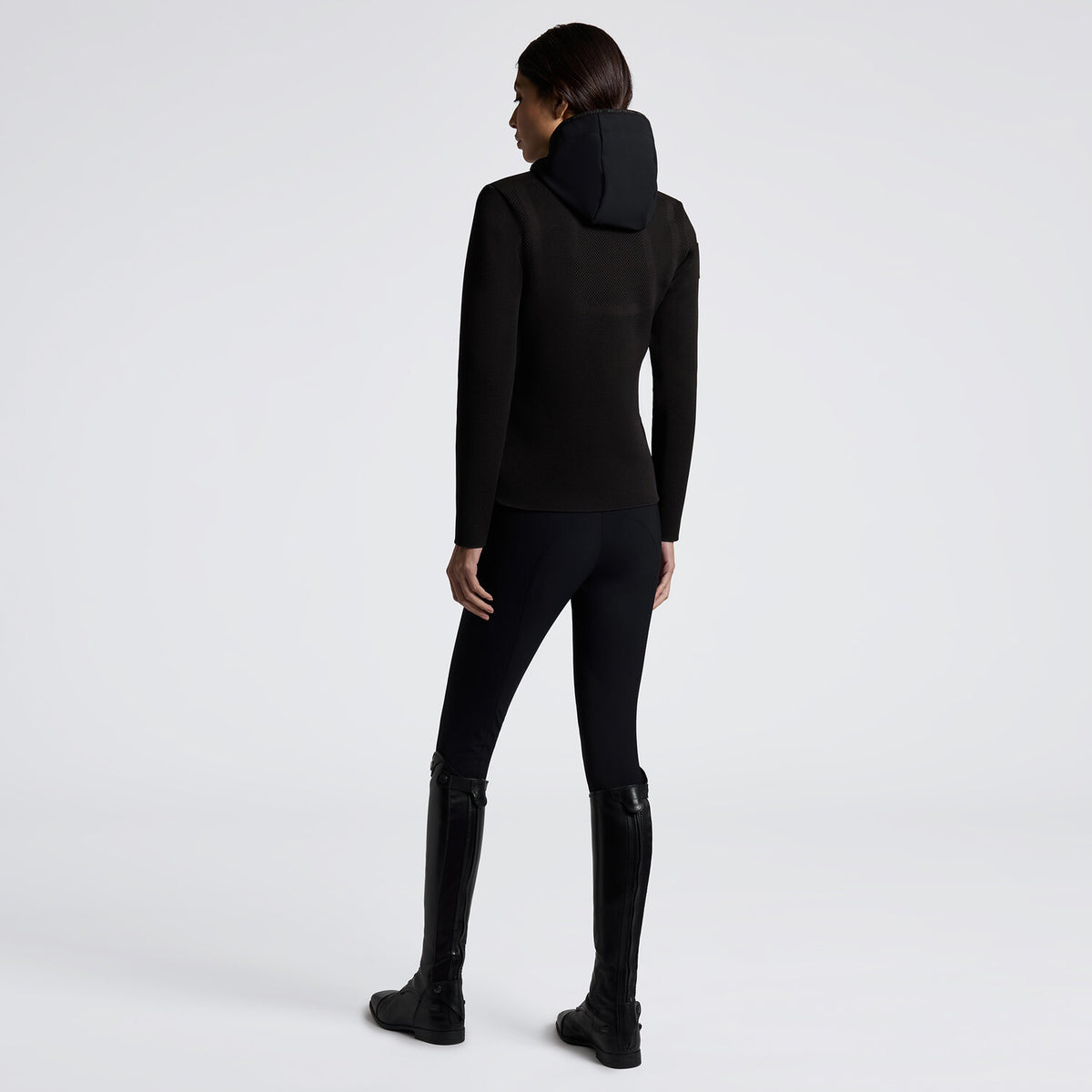 Cavalleria Toscana Damen Softshelljacke Schwarz Rückansicht