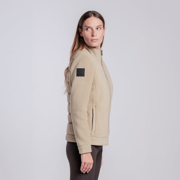 Cavalleria Toscana Damen Daunenjacke Aluminium Rückansicht