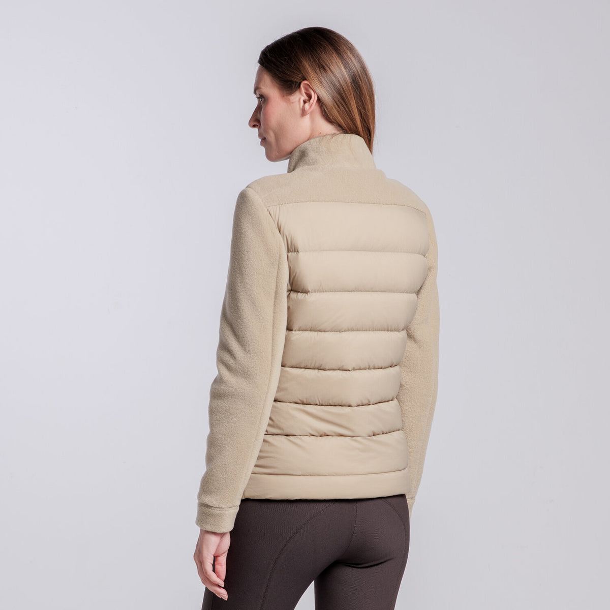Cavalleria Toscana Damen Daunenjacke Aluminium Detail