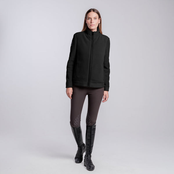 Cavalleria Toscana Damen Daunenjacke mit Zip Schwarz