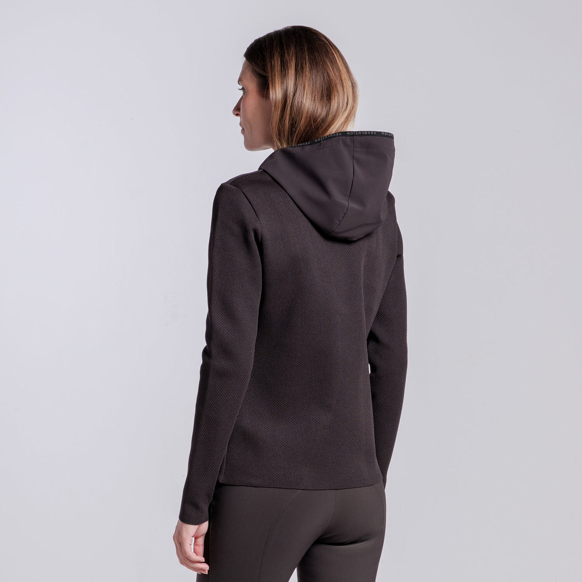 Cavalleria Toscana Damen Softshelljacke Espresso Detail