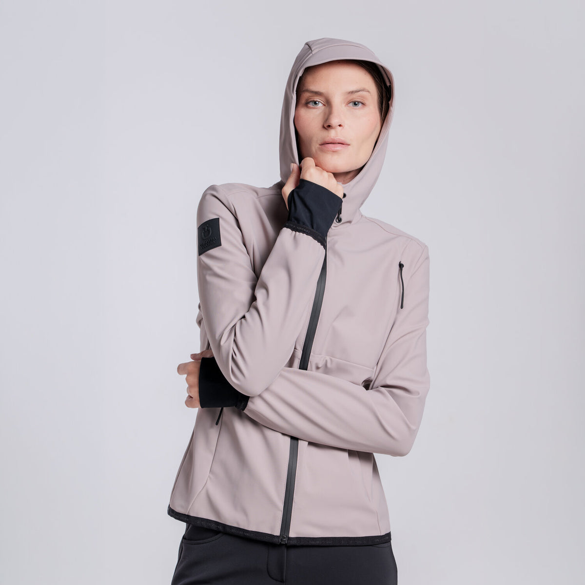 Cavalleria Toscana Damen Softshelljacke Cipria Detail
