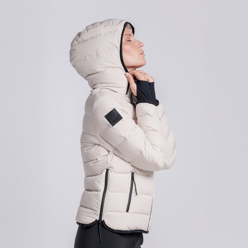 Cavalleria Toscana Damen Daunenjacke – Rainy Day, Detail