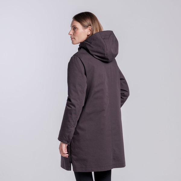 Cavalleria Toscana Damen Daunenparka Espresso Detail