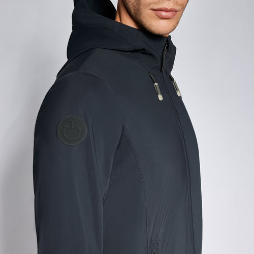 Moderne Eleganz trifft Funktion: Die CT Jersey Hooded Softshell Jacket in Navy wartet auf Sie. Sichern Sie sich Performance pur!