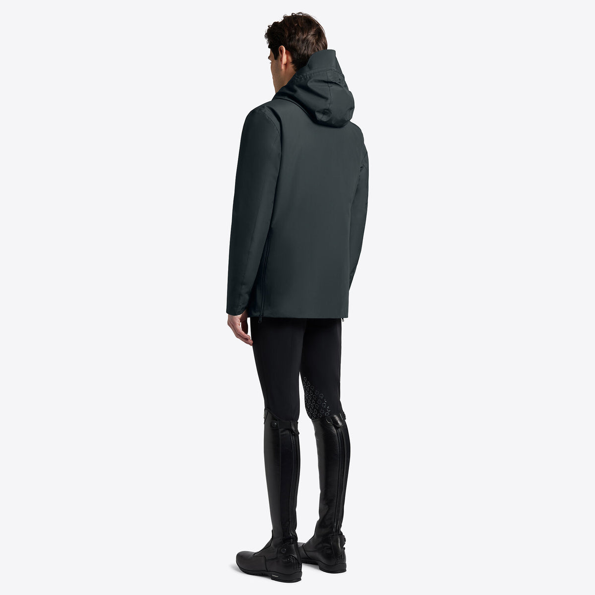 Cavalleria Toscana Herren 3-in-1-Jacke Charcoal Grey Rückansicht