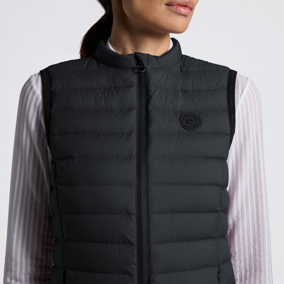 Cavalleria Toscana Damen Daunenweste Navy Detail