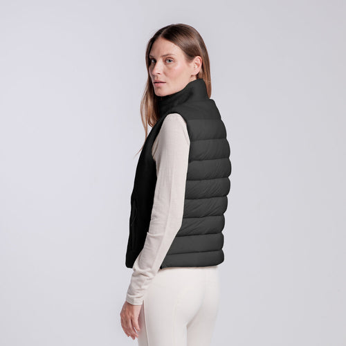 Cavalleria Toscana Damen Fleeceweste – Schwarz, Detail