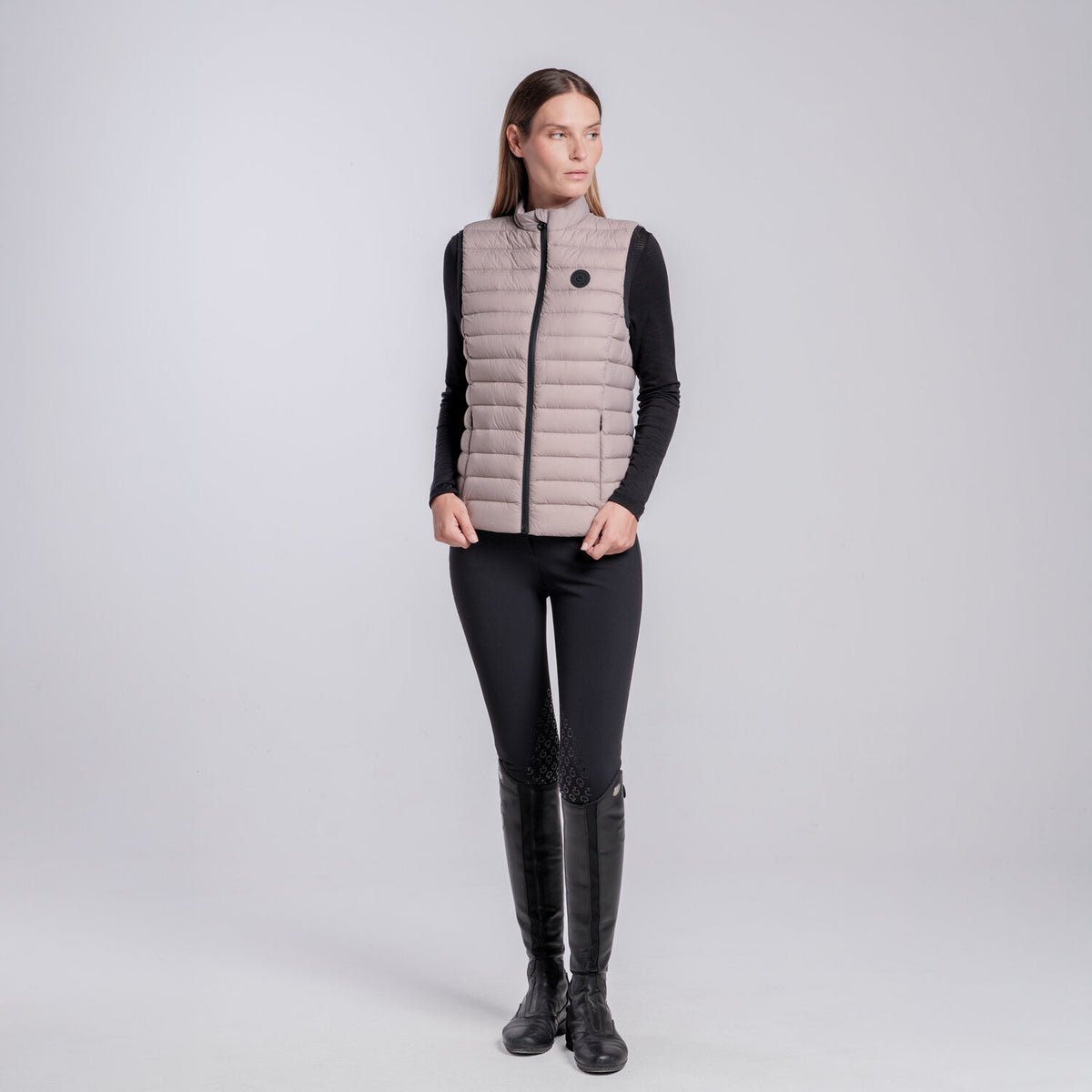 Cavalleria Toscana Damen Daunenweste Lightweight Cipria
